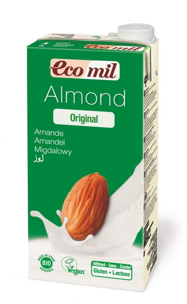 Ecomil Mandelmilch leicht gesüßt, BIO