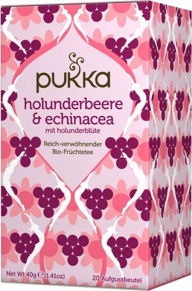 Pukka Holunderbeere & Echinacea Tee, BIO